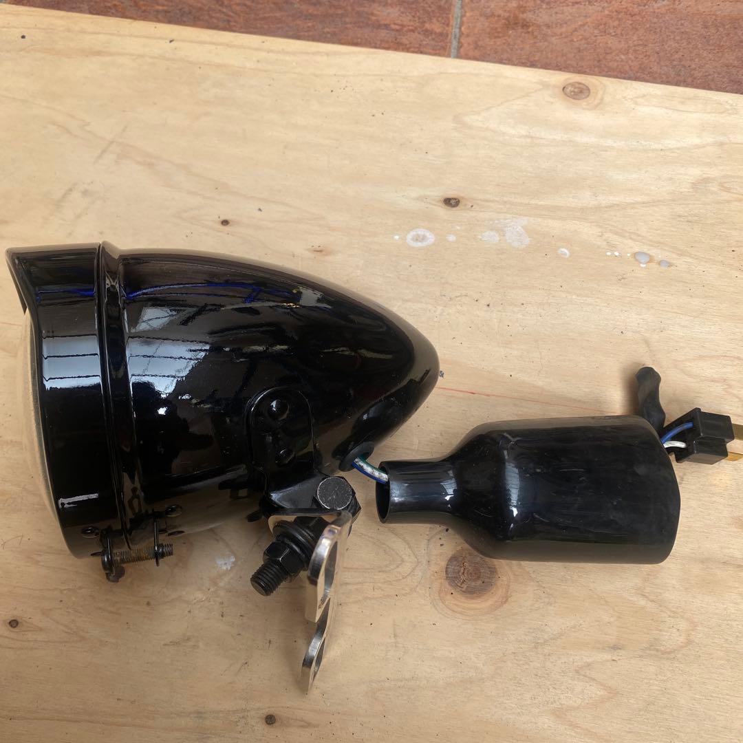 ブラック ヘッドライト ガレージT&F