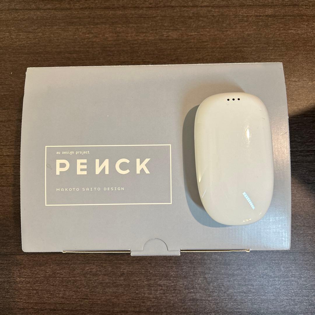 【au】ガラケー penck 白 W31H サイトウマコト　箱あり