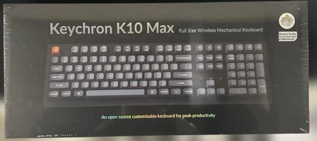 Keychron K10 Max QMK ワイヤレス カスタム