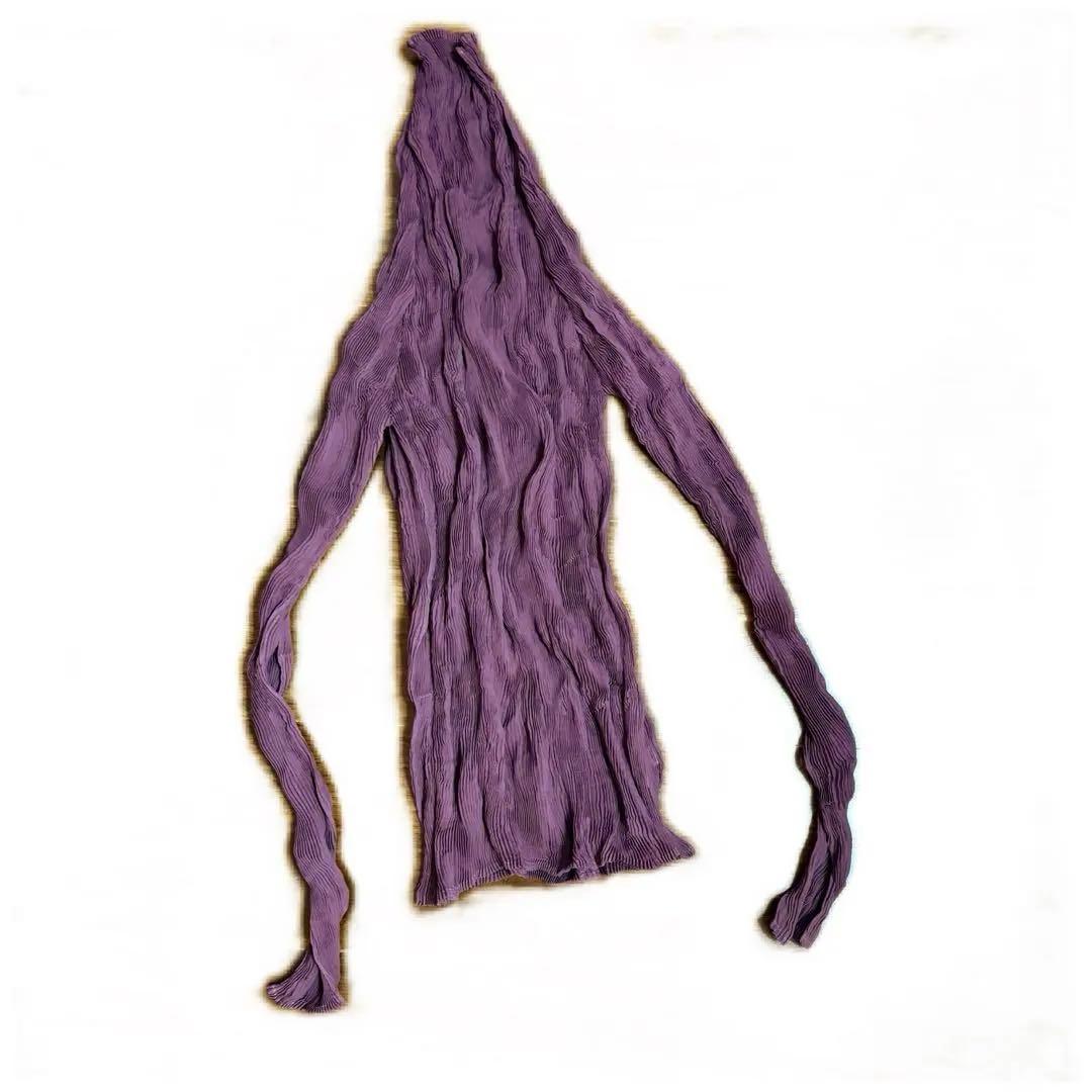 パープル シフォンツイスト カットソー ISSEY MIYAKE