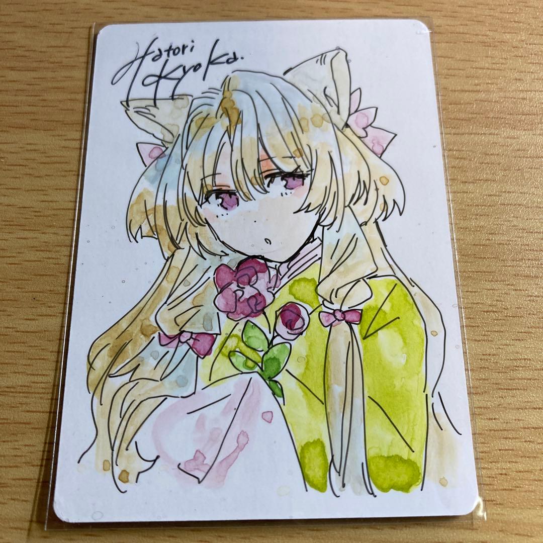 匈歌ハトリ　Limited Collection　直筆スケッチ入りカード　003