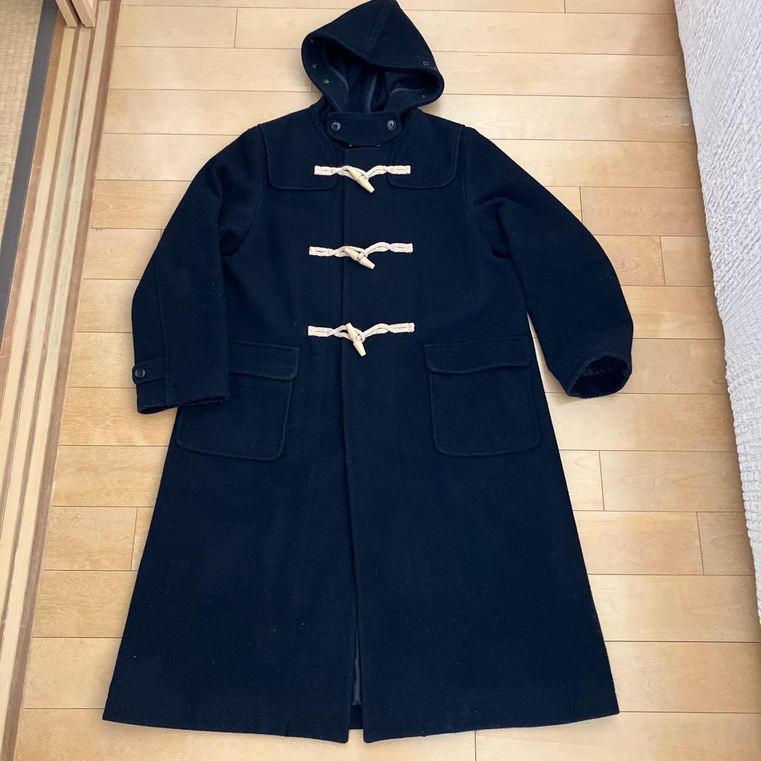 ビームス ボーイ　ダッフルコート　ロングコート　ネイビー