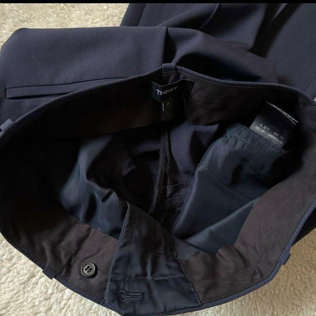 ローズマリーセオリー　パンツスーツ　セットアップ　ノーカラー　無地