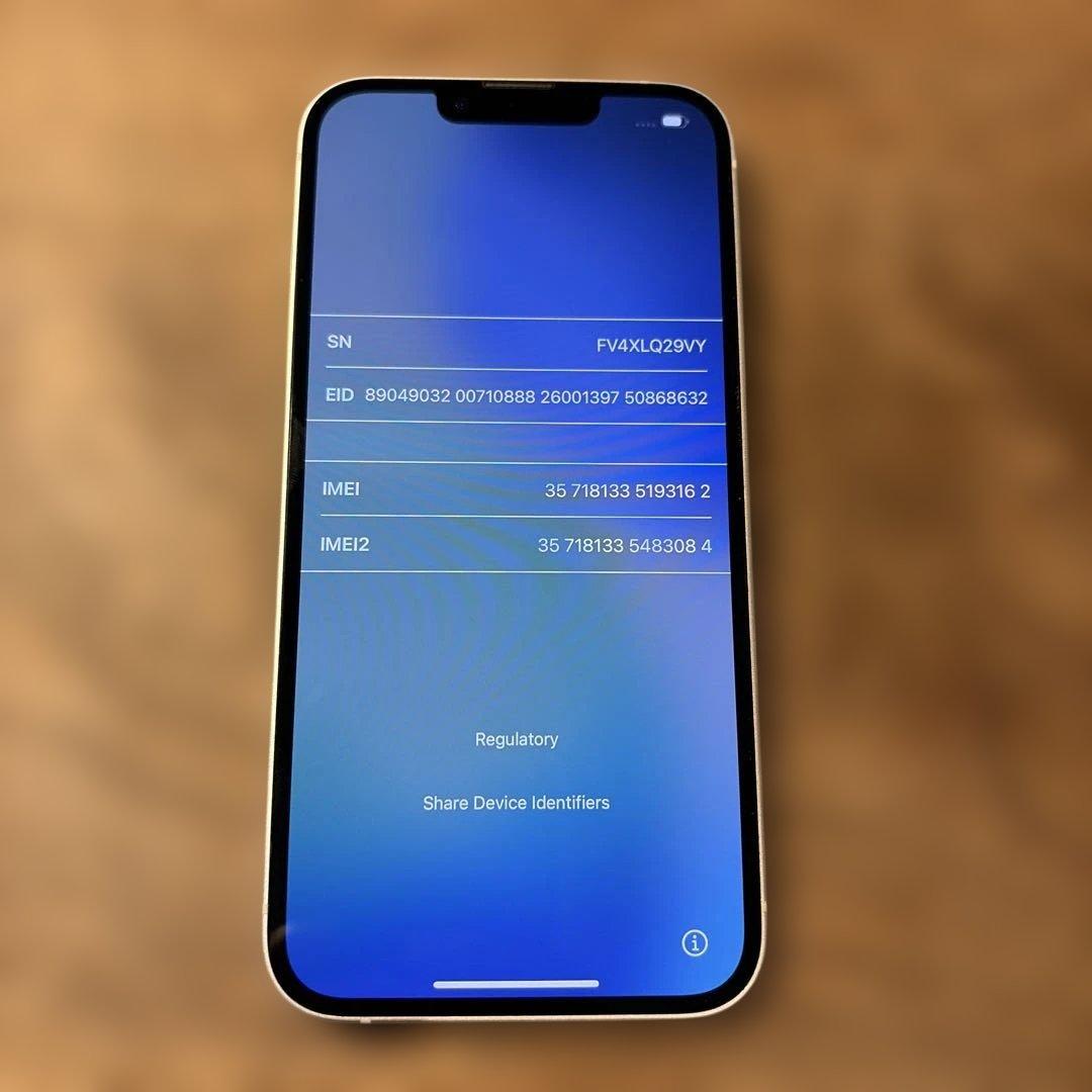 Apple iPhone 14ホワイト　256G
