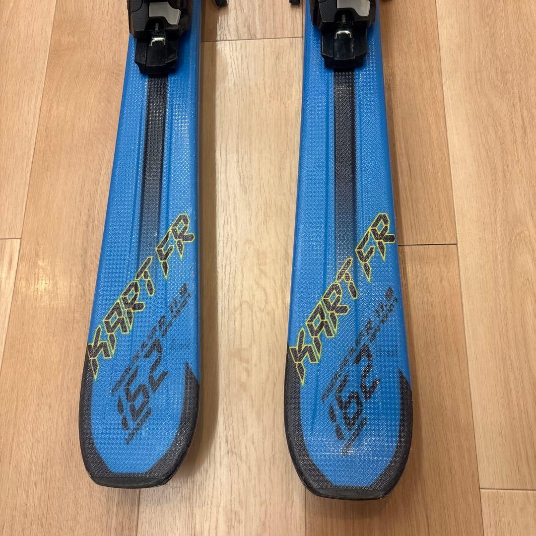 サロモン　スキー板　POWERLINE KART FR 162 ストック付き