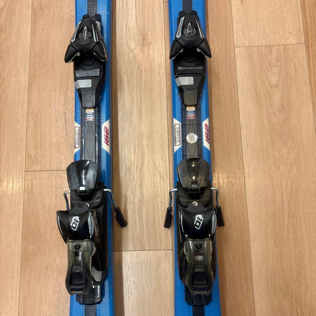 サロモン　スキー板　POWERLINE KART FR 162 ストック付き