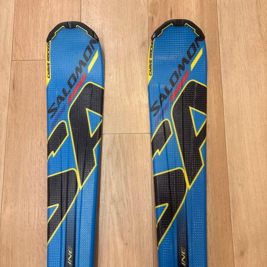 サロモン　スキー板　POWERLINE KART FR 162 ストック付き