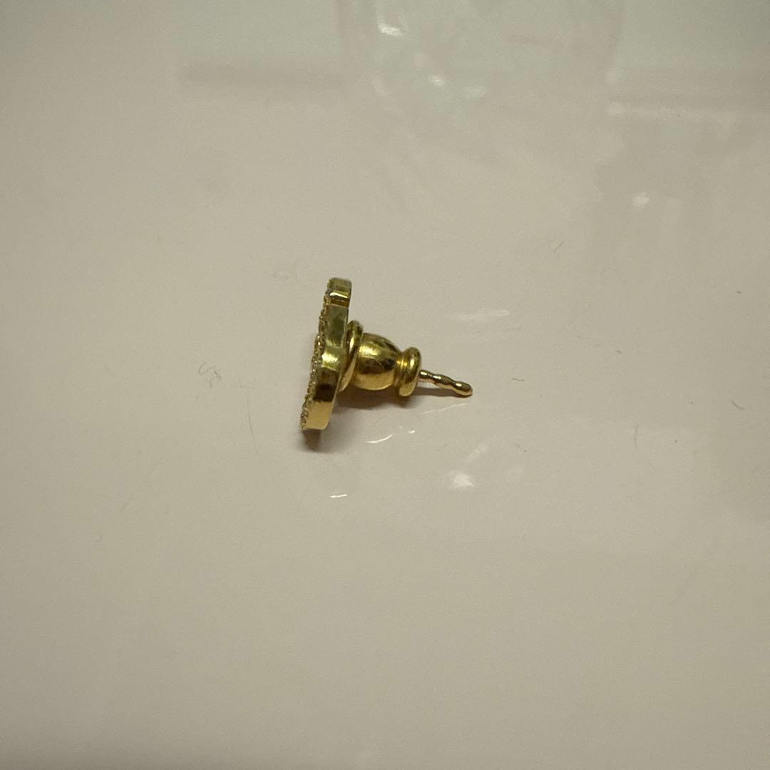 Dior ロゴデザイン ミニスタッドピアス 片耳用