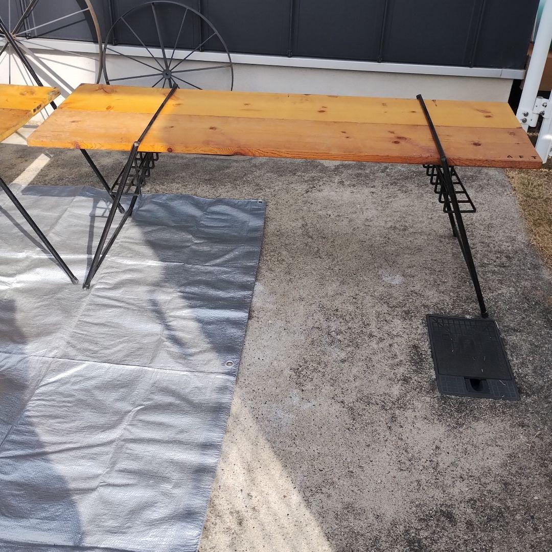 カングー2用 トランク棚板 棚板用スチール枠 キャンプラック セット