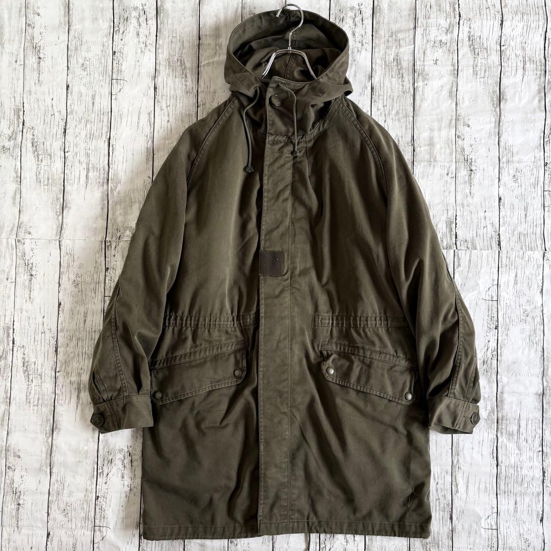 80s フランス軍 M64 フィールドパーカー モッズコート ライナー付 86C