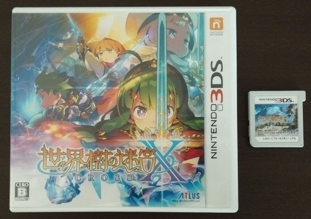 3DS 世界樹の迷宮X DLC報酬セーブデータあり