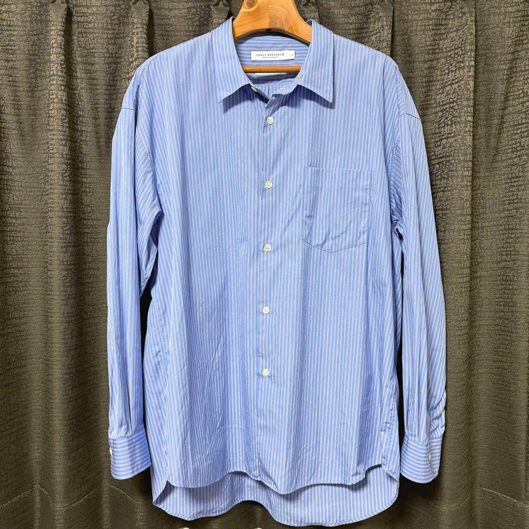 トーマスメイソン　アーバンリサーチ　ストライプシャツ　オーバーシャツ　BEAMS