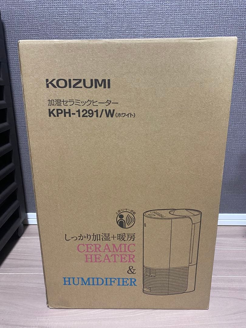 KOIZUMI　加湿セラミックヒーター　KPH-1291/W