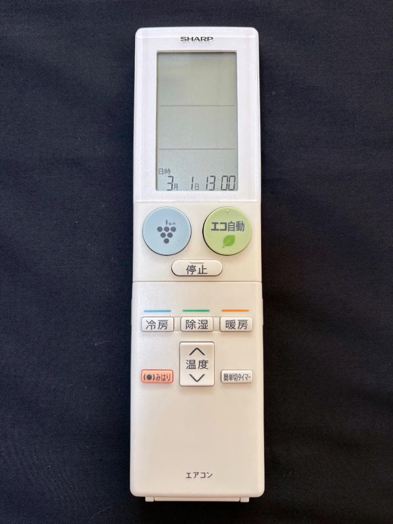 美品◆エアコン 純正 リモコン◆シャープ◆AY-D40EXなど◆動作確認済み