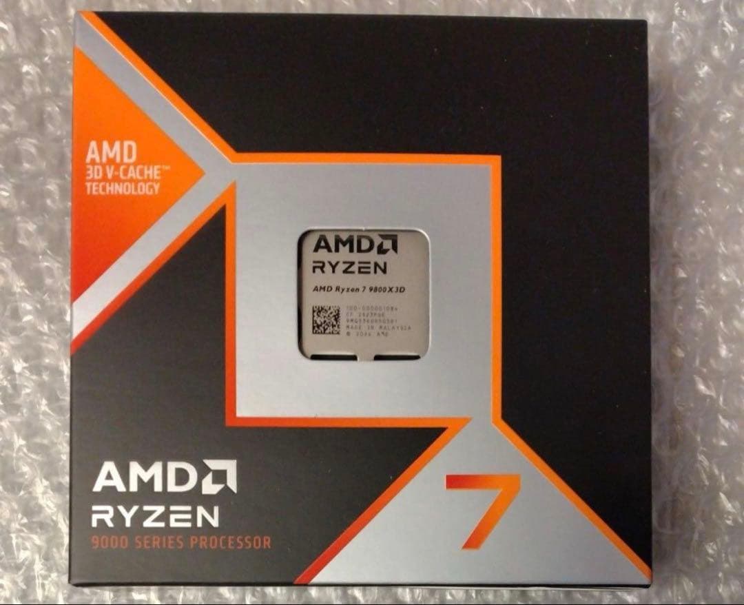 カ*ビ様 新品 AMD Ryzen7 9800X3D CPU