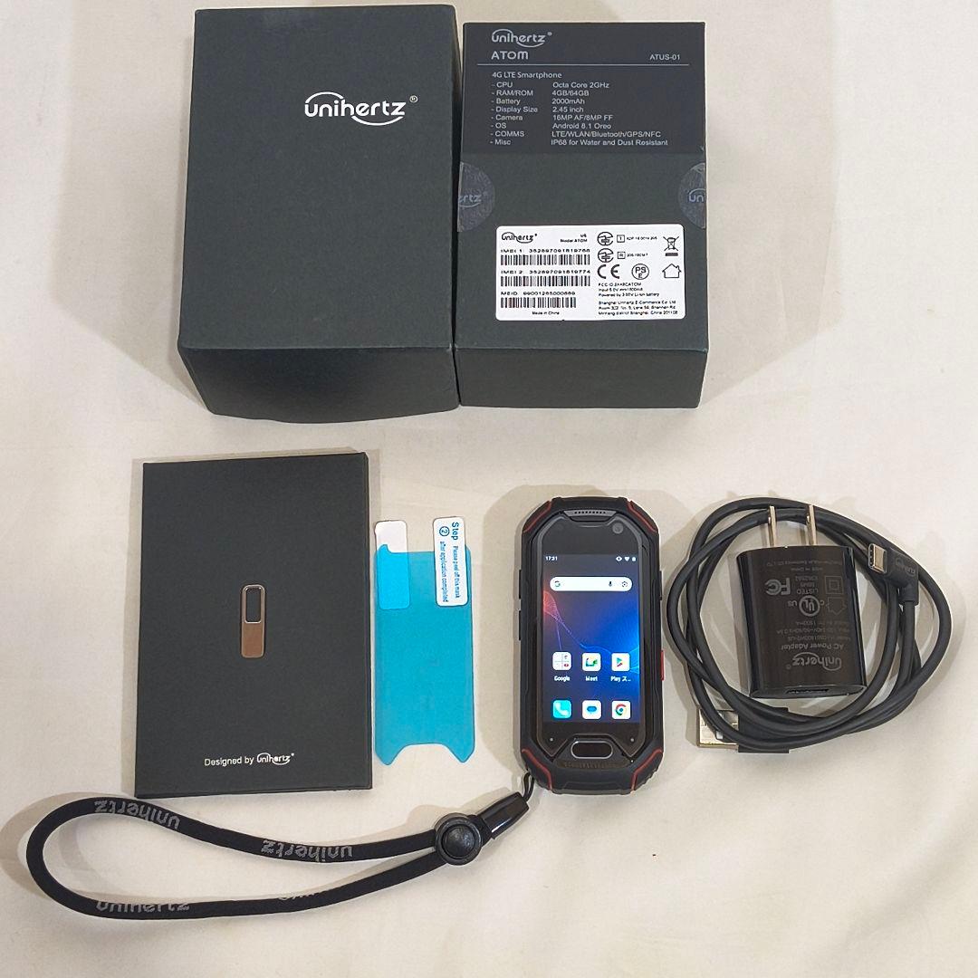 Unihertz ATOM 極小スマートフォン 2.45インチ