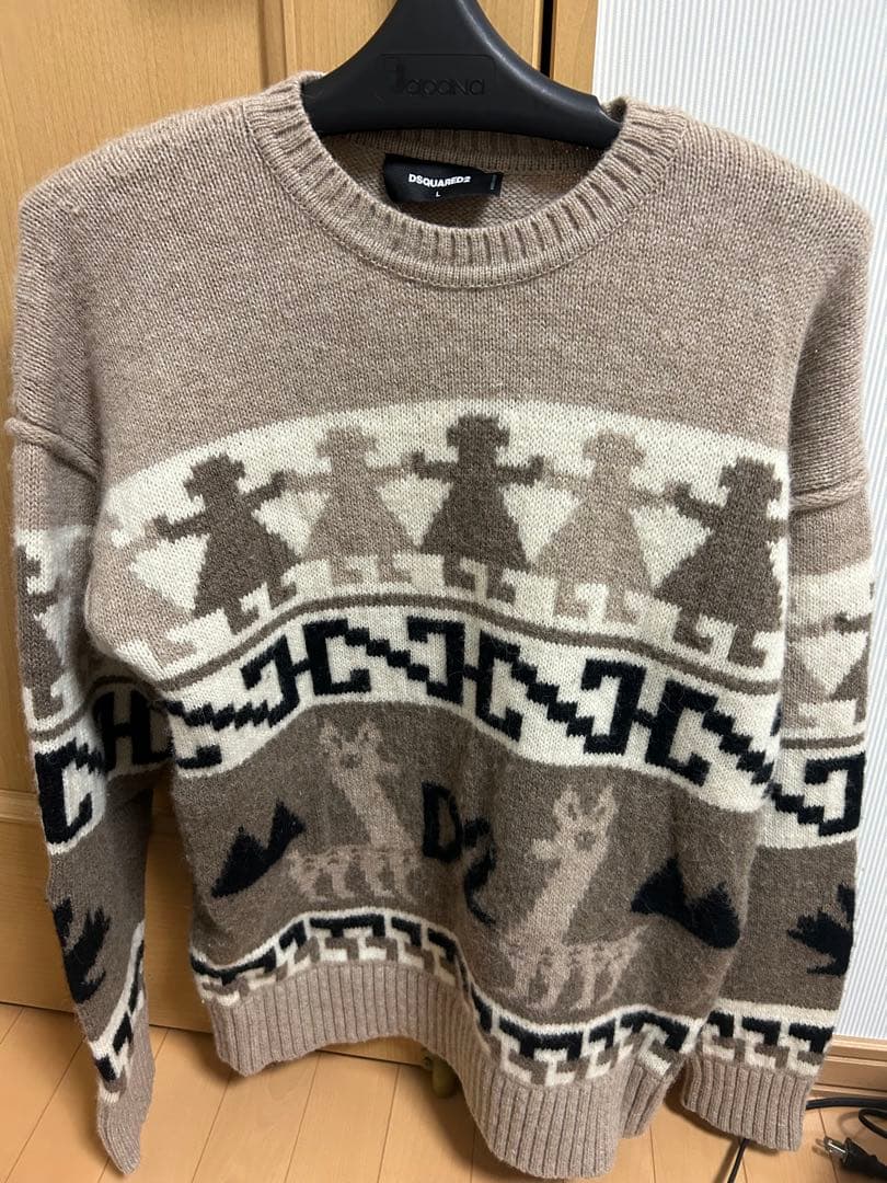 DSQUARED2 アニマルモチーフ ニット L