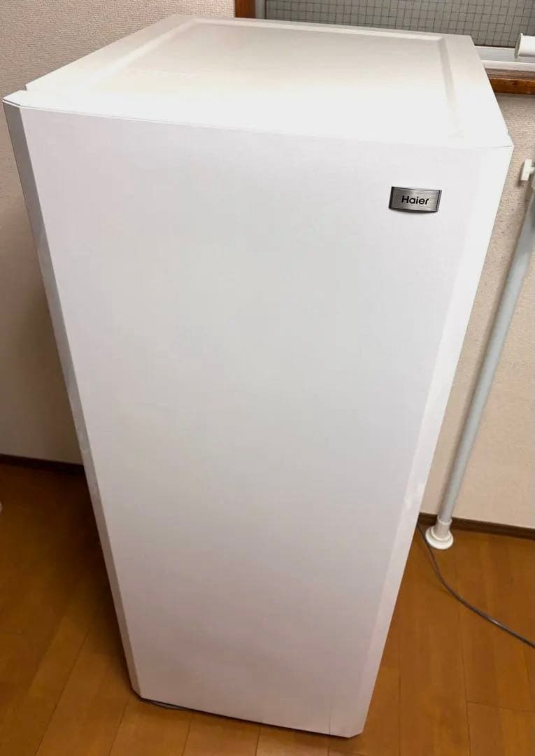 【直接引取】Haier 冷蔵庫 132L 前開き式　冷凍ストッカー　小型　スリム