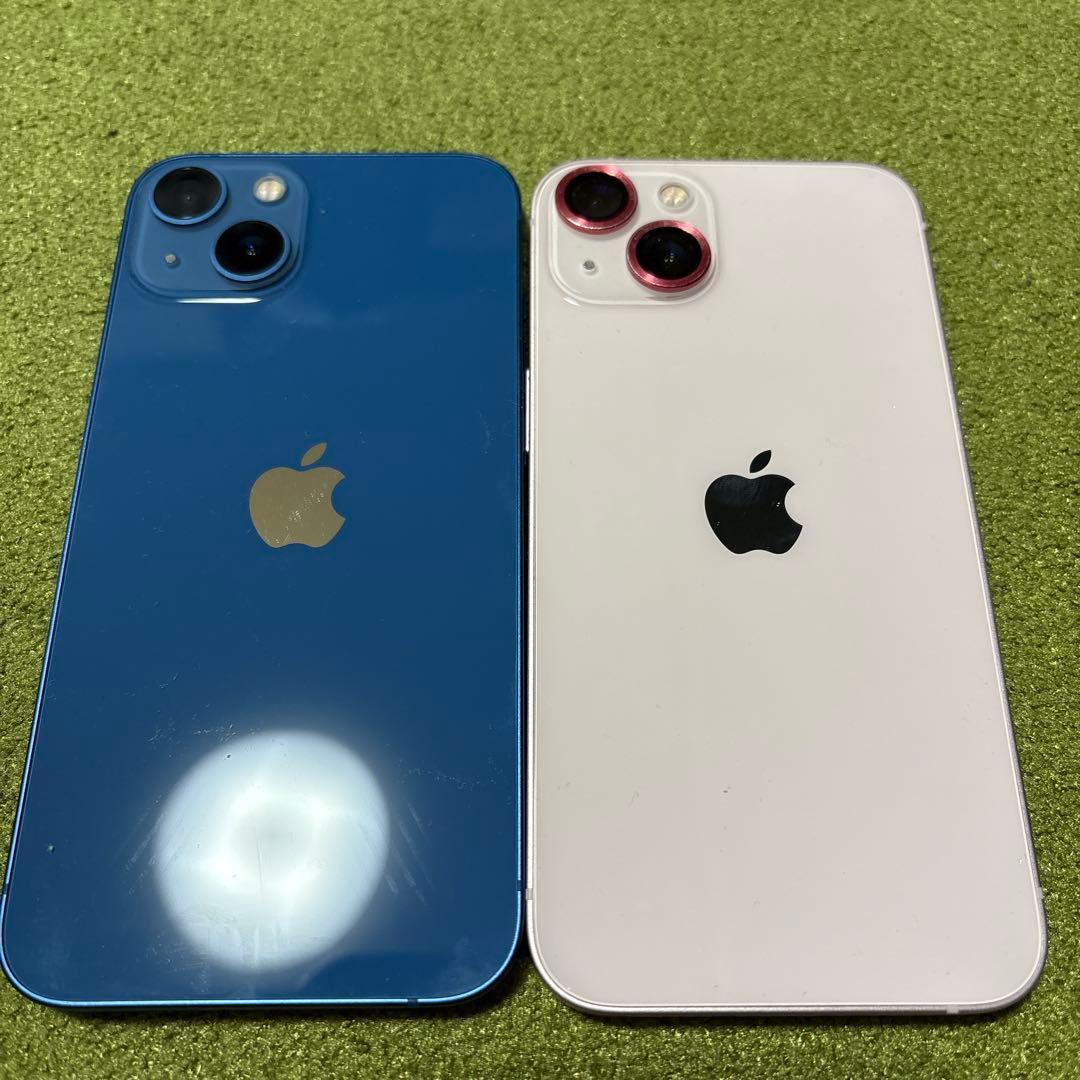 iPhone13 2個セット 箱あり ピンク ブルー 256GB 128GB