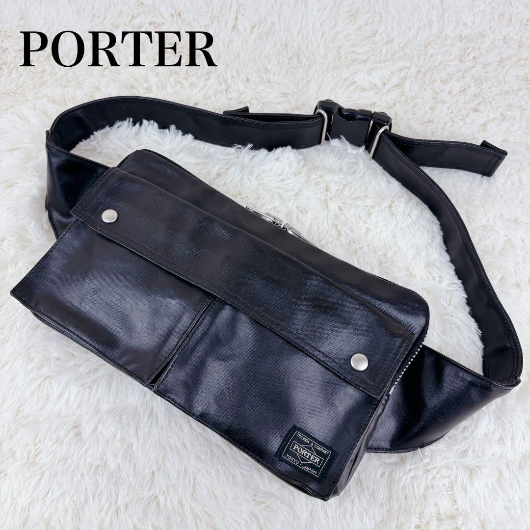 ★美品★ PORTER PVC ボディバッグ/ウエストバッグ FreeStyle
