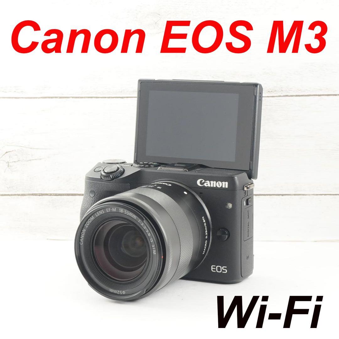 ❤️人気ミラーレス❤️Wi-Fi &自撮り❤️Canon EOS M3