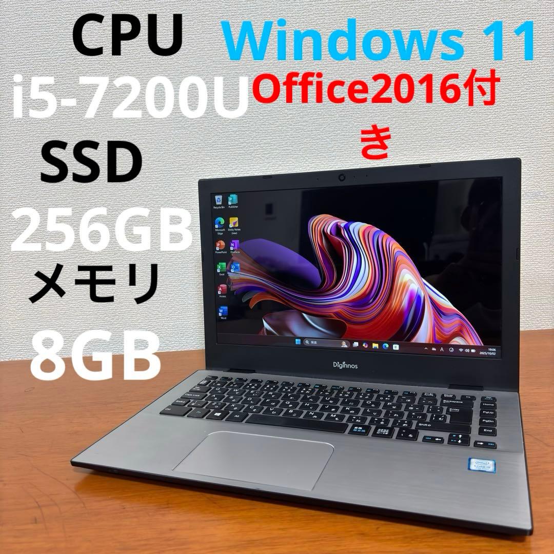 Diginnos ノートパソコン Windows11 オフィス2016付き