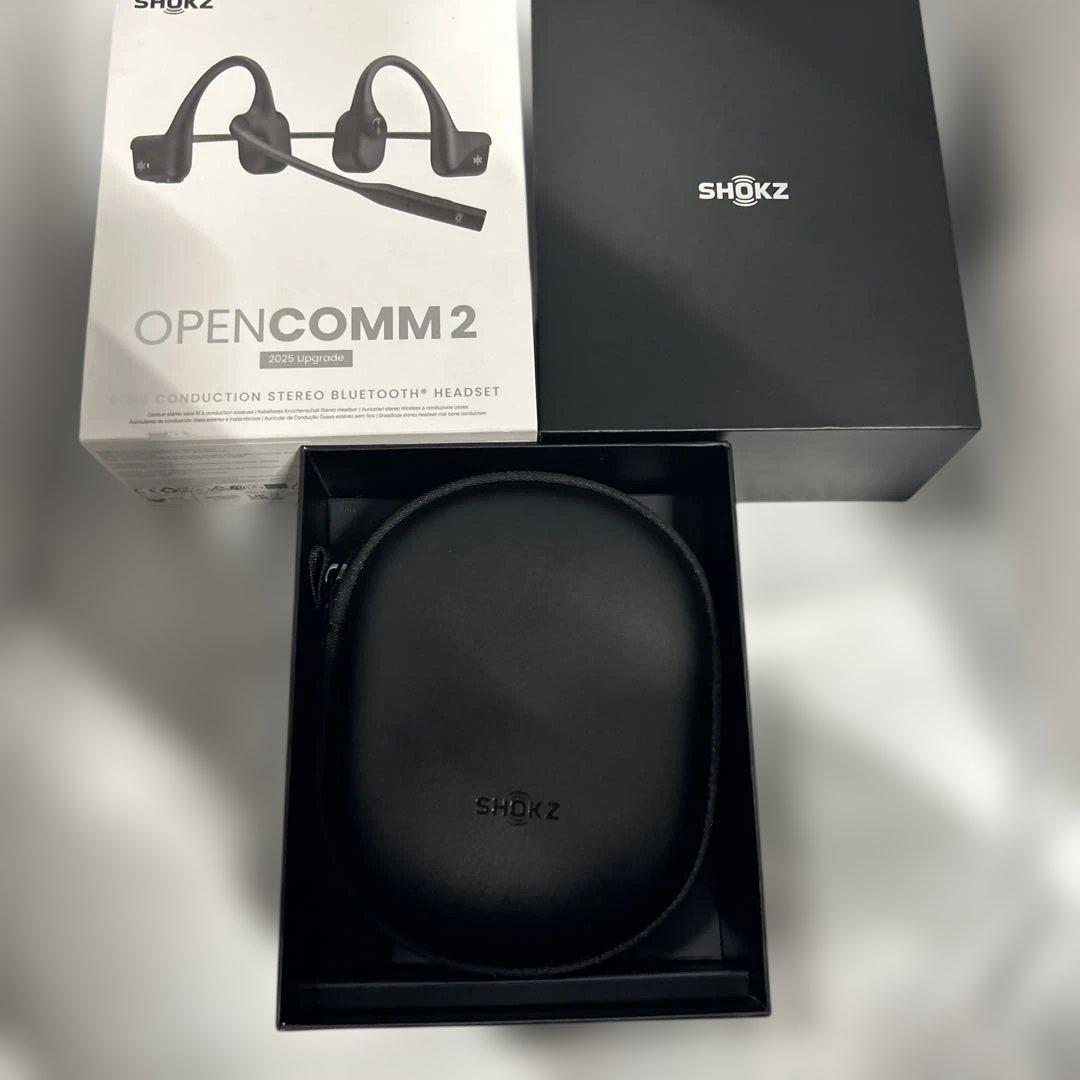 ジャンク品　SHOKZ OPENCOMM2 骨伝導イヤホン