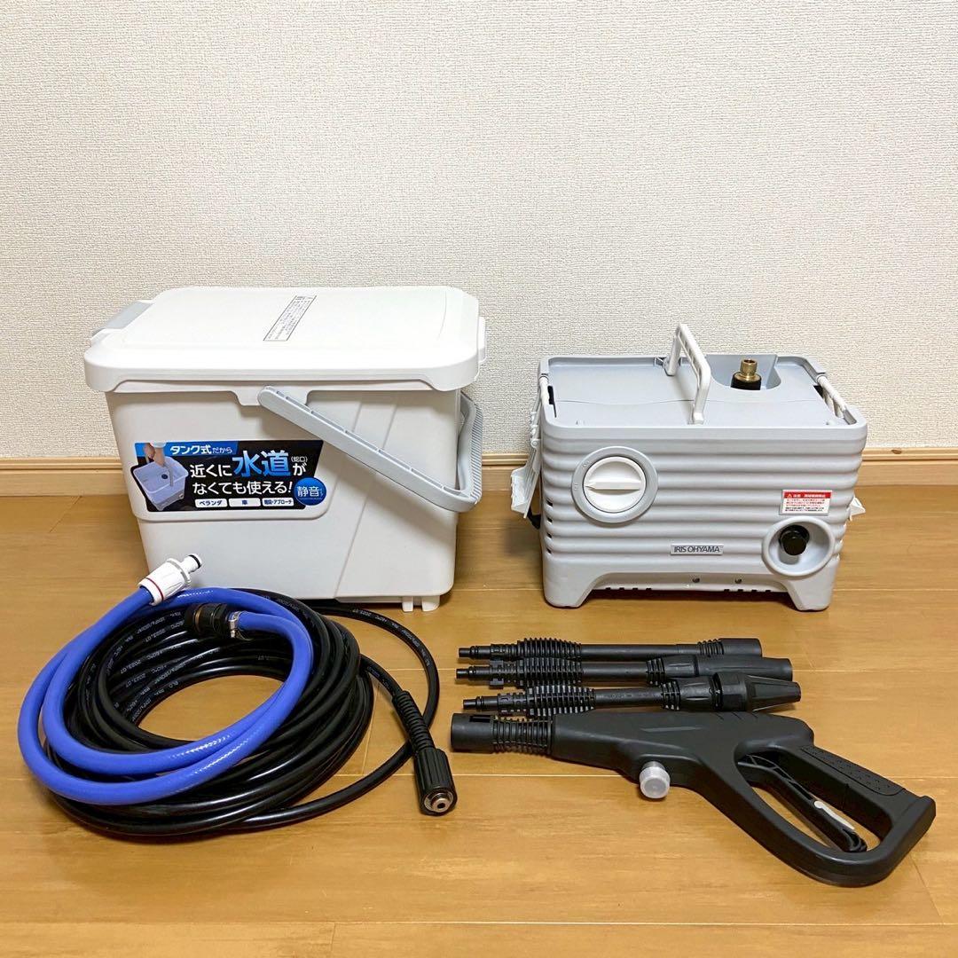 【美品】 アイリスオーヤマ タンク式 高圧洗浄機 SBT-512N
