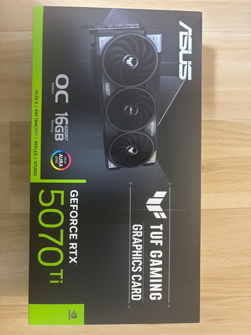 新品未開封品ASUS GeForce RTX 5070 Ti OC 16GB