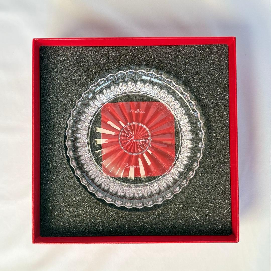 【未使用】Baccarat ミルニュイ プレート 13cm 高級感あり