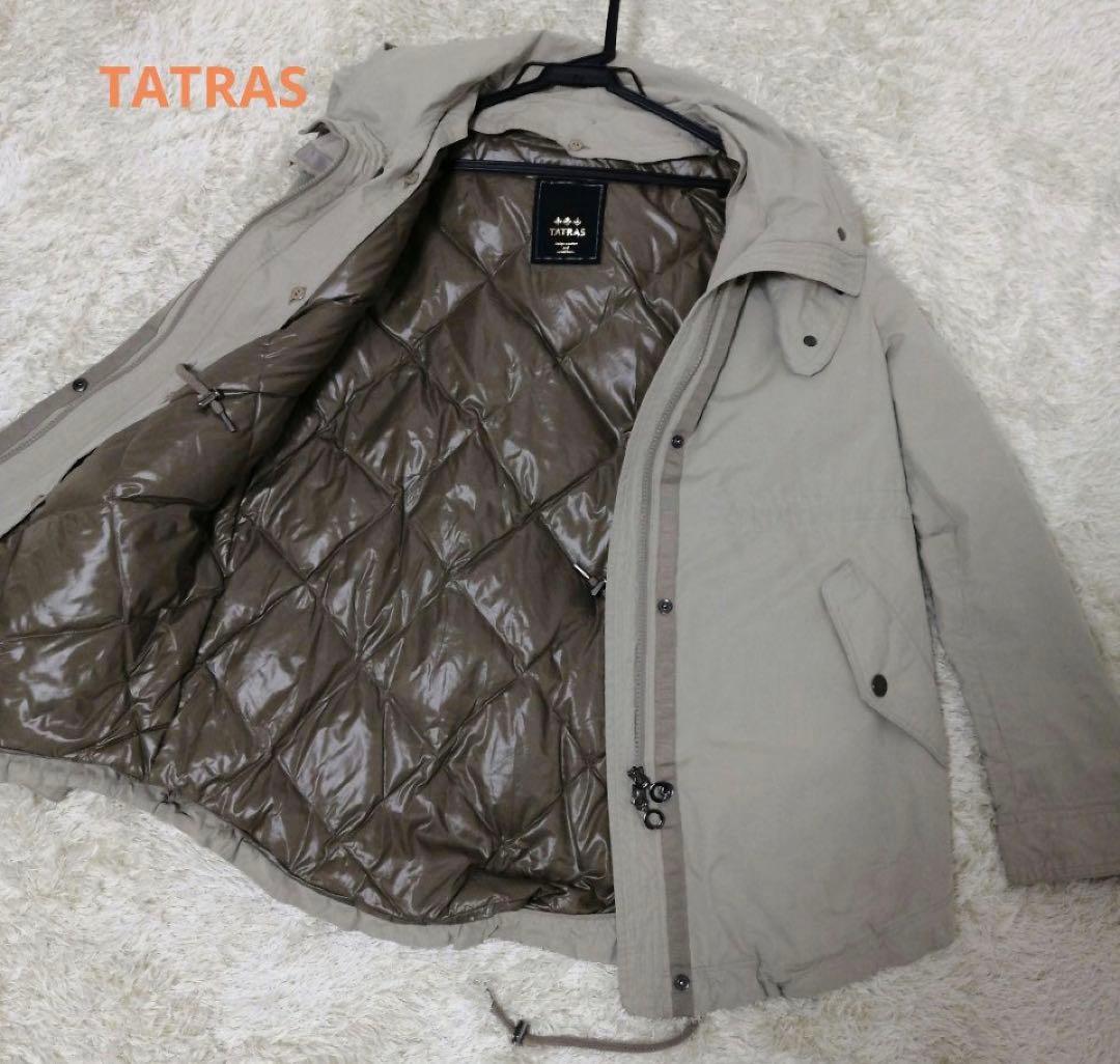 ★タトラス TATRAS ★モッズコート サイズ02 ライナー付 ベージュ