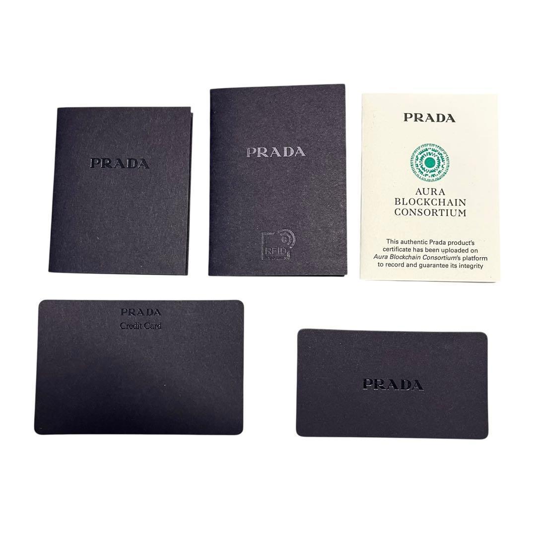 希少✨プラダ 長財布 ラウンドファスナー ロゴ金具 サフィアーノ ブラック 黒