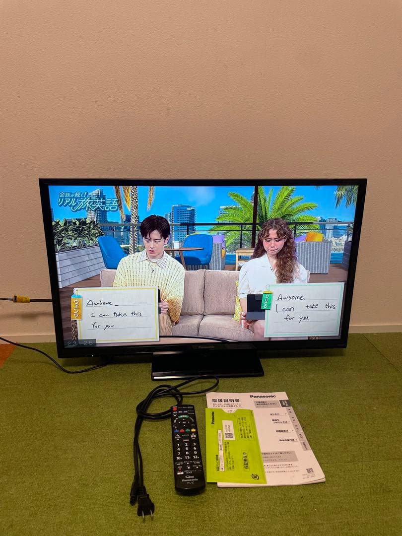 パナソニック 液晶テレビ 32V型ハイビジョン 裏番組録画対応 2020年製