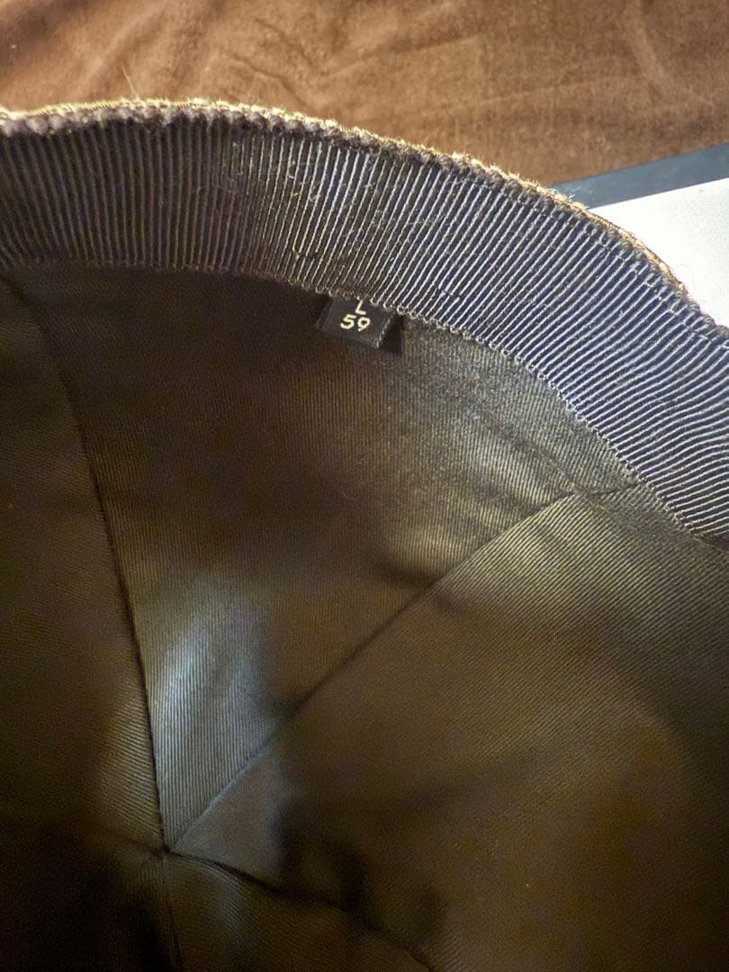 GUCCI GGキャンバス　ベースボールキャップ　ベージュ