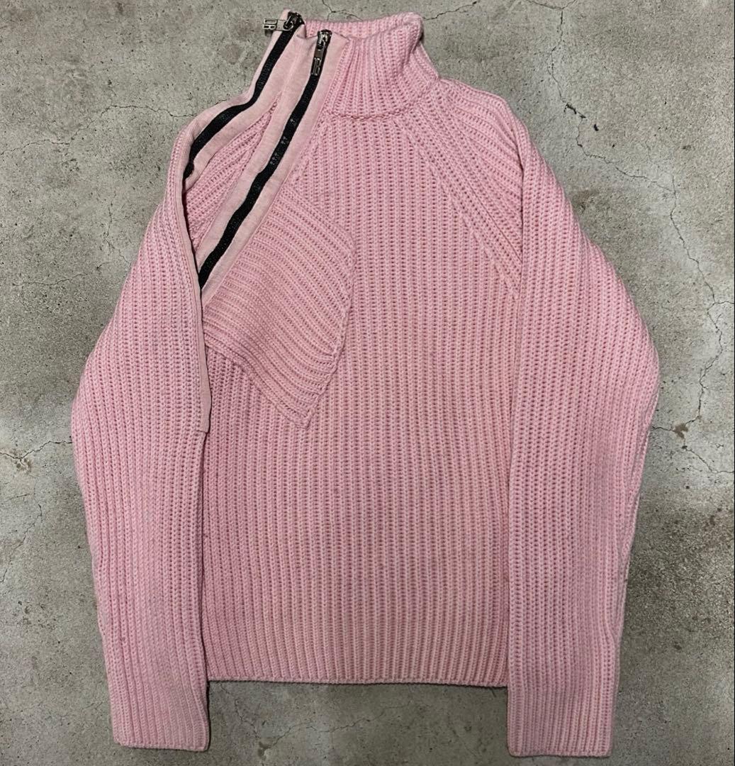 00s “Dirk Bikkembergs” zip gimmick knit
