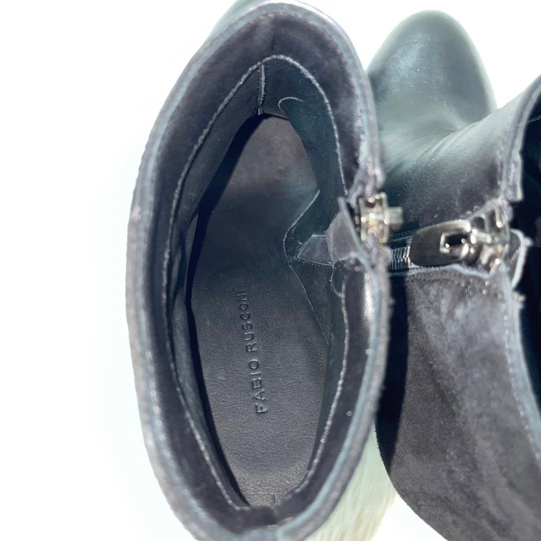 新品未使用品✨ファビオルスコーニ ショートブーツ　イタリア製　23cm