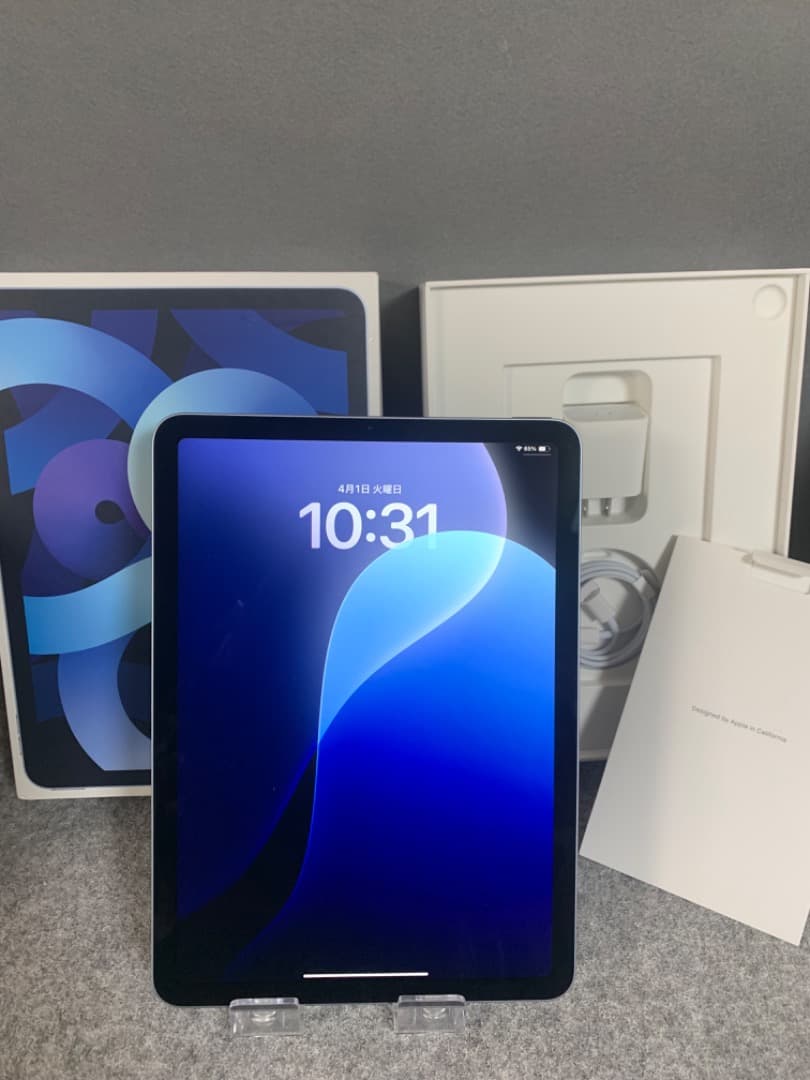 美品 iPad Air 第4世代 64GB Wi-Fi版 スカイブルー色