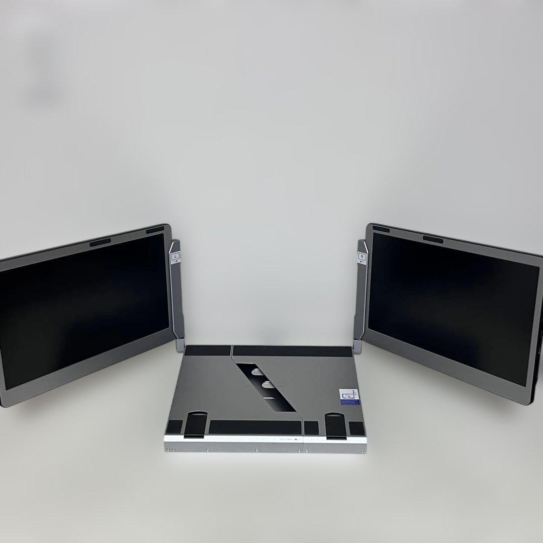 Kwumsy F2 360°回転 トリプルモニター ポータブルモニター