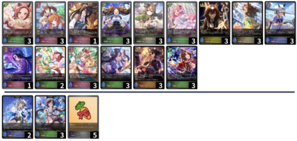 【シャドウバースエボルヴ】ウマ娘　デッキ