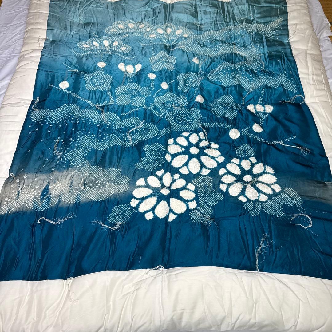 青　婚礼掛け布団　新品未使用