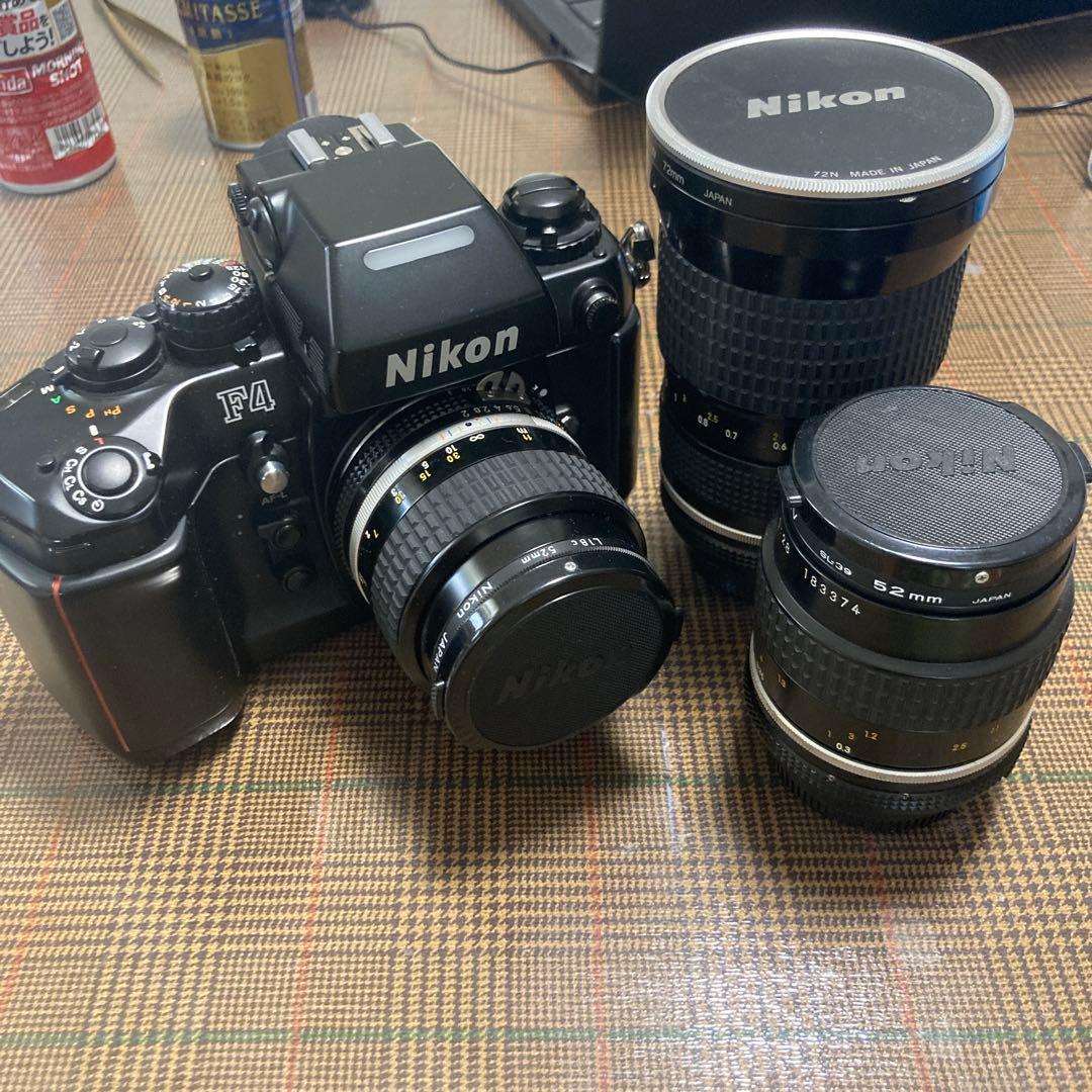 F4ボディ、NIKKOR-3本セット