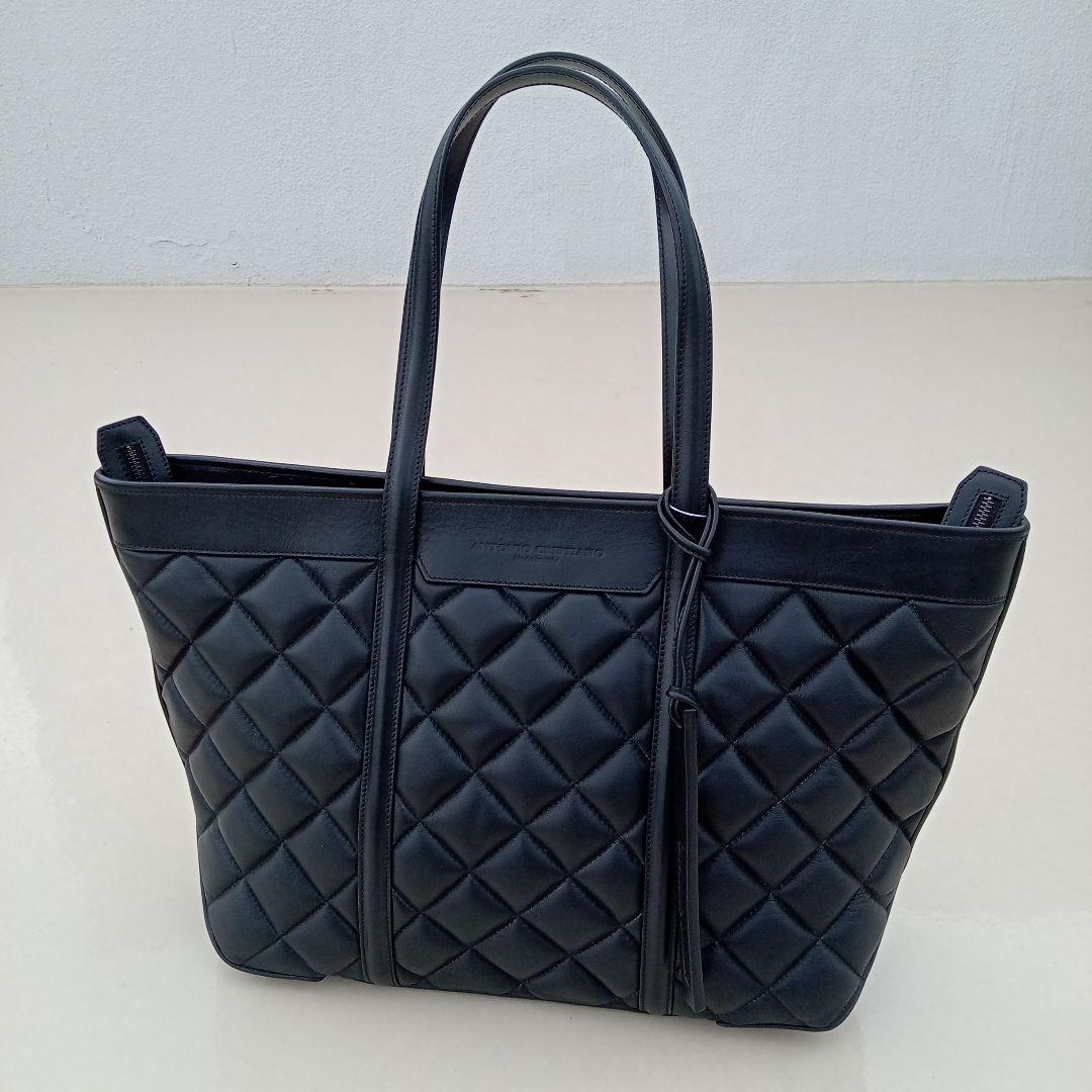 ANTONIO CRISTIANO ブラックトートバッグ