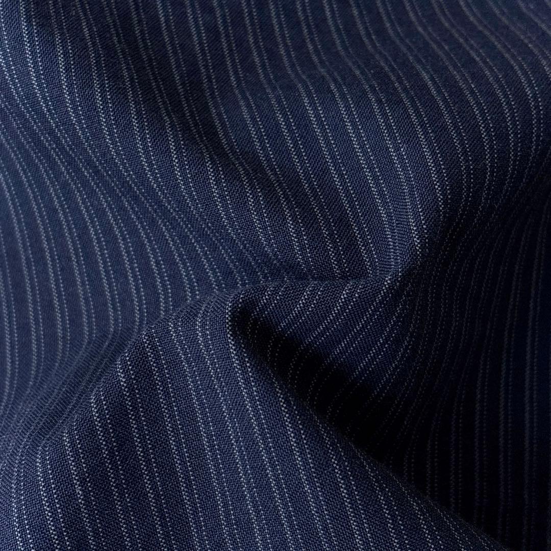 美品 MHL. メンズLサイズ オーバーサイズ コットン ストライプ 長袖シャツ