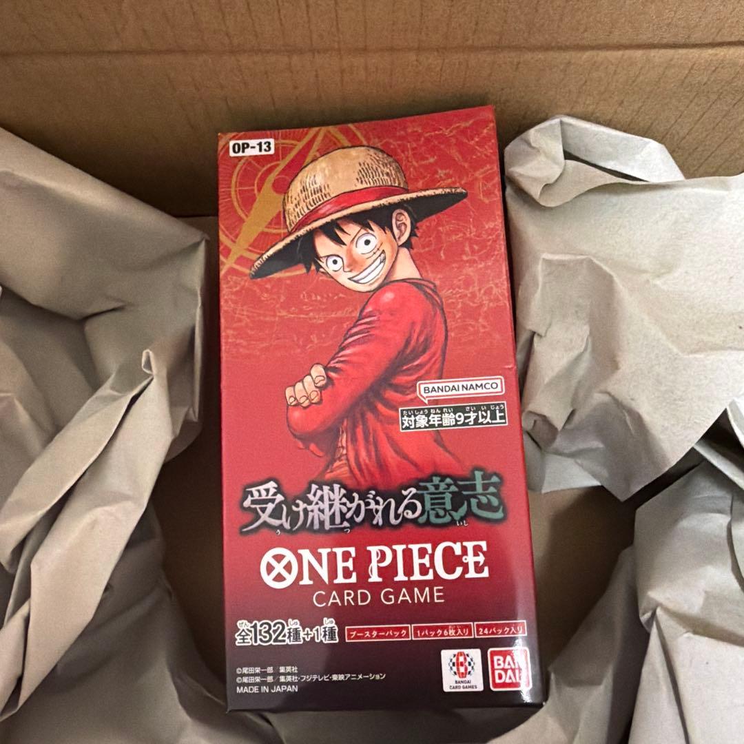 ワンピースカード　受け継がれる意志　BOX テープあり　未開封