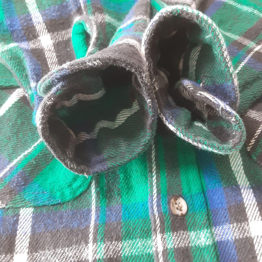 70s 80s FIVE BROTHER ネルシャツ 三角タグ USA製 M