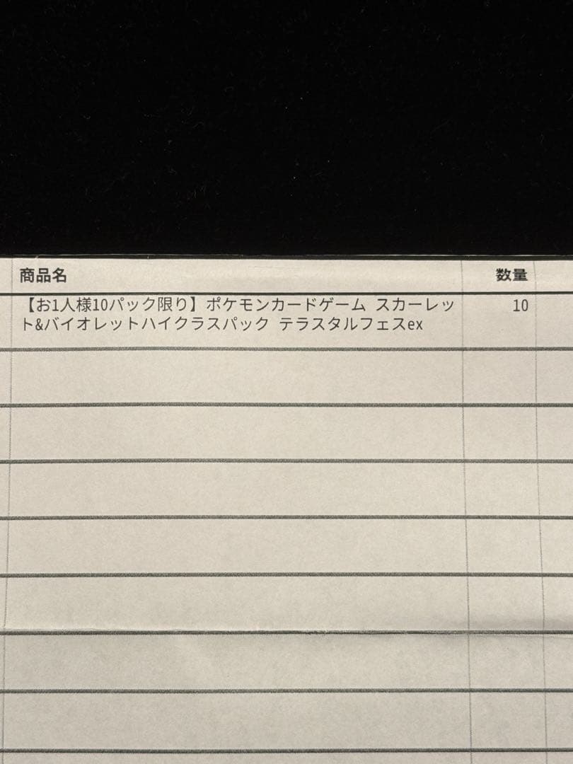 テラスタルフェスex 1box分