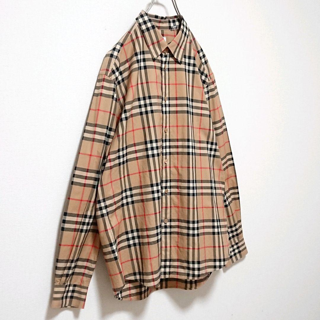 人気 定番モデル バーバリーロンドン イングランド ノバチェック 長袖 シャツ