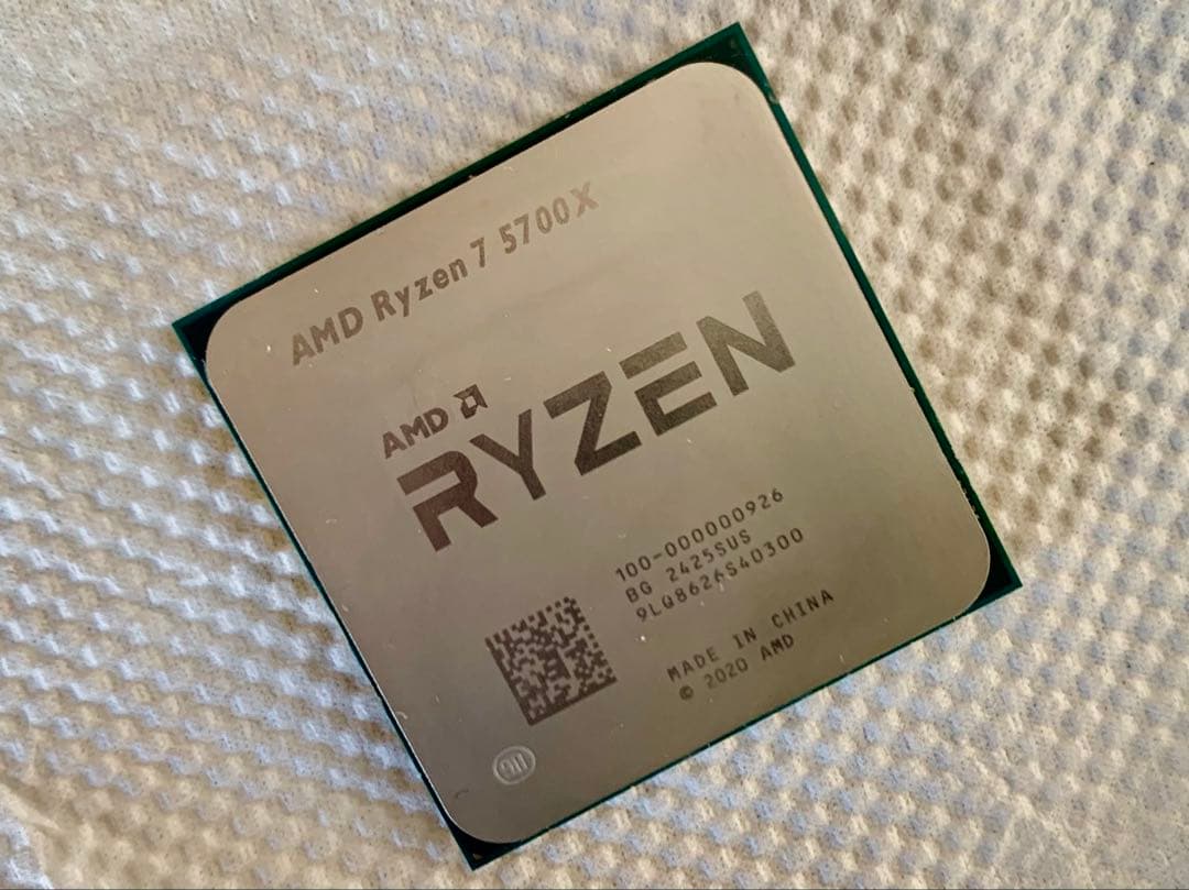 Ryzen7 5700X CPU正常動作品