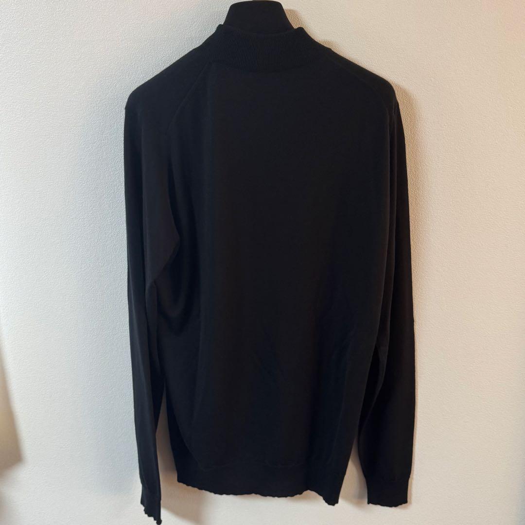 まもなくセール終了　ジョンスメドレー　モックネック　HARCOURT 黒 30G