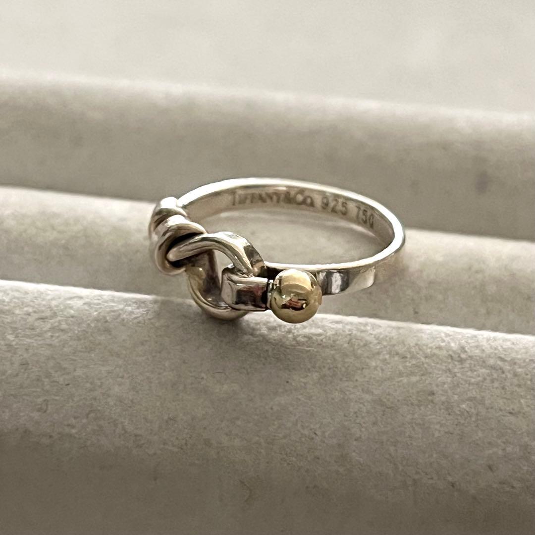 TIFFANY & Co. リング シルバー925 K18 （750）指輪　9号